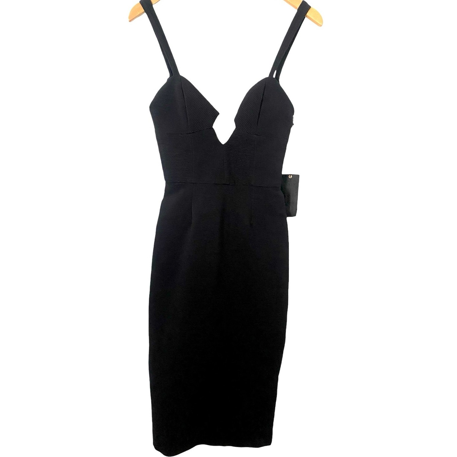 Free People X Again Special Edition Ribbed Bodycon Midi Dress Womens Xs New